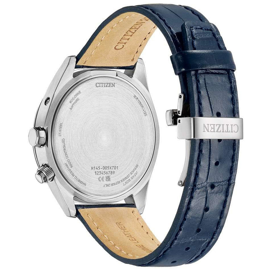 Часы Citizen Eco-Drive CB0270-10A — мужские, кожаный
