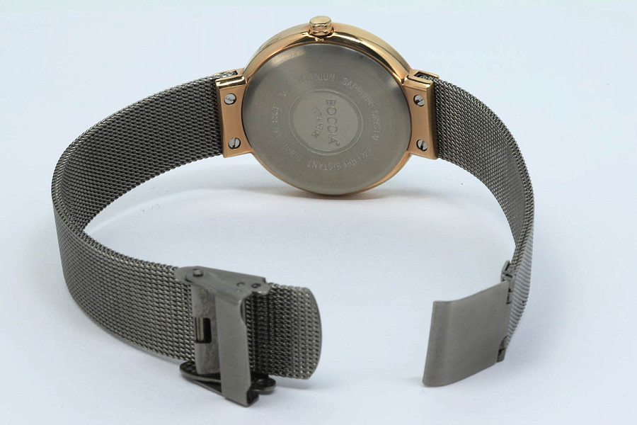 Часы Boccia Titanium 3283-03 — кварцевые, титан