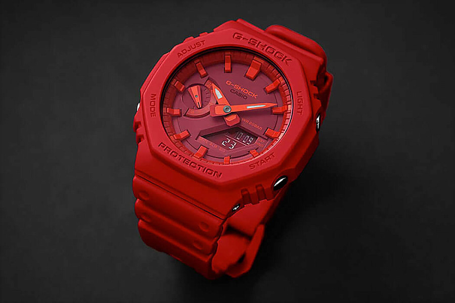 Часы Casio G-Shock GA-2100-4ADR (GA-2100-4A) — артикул GA-2100-4A, мужские