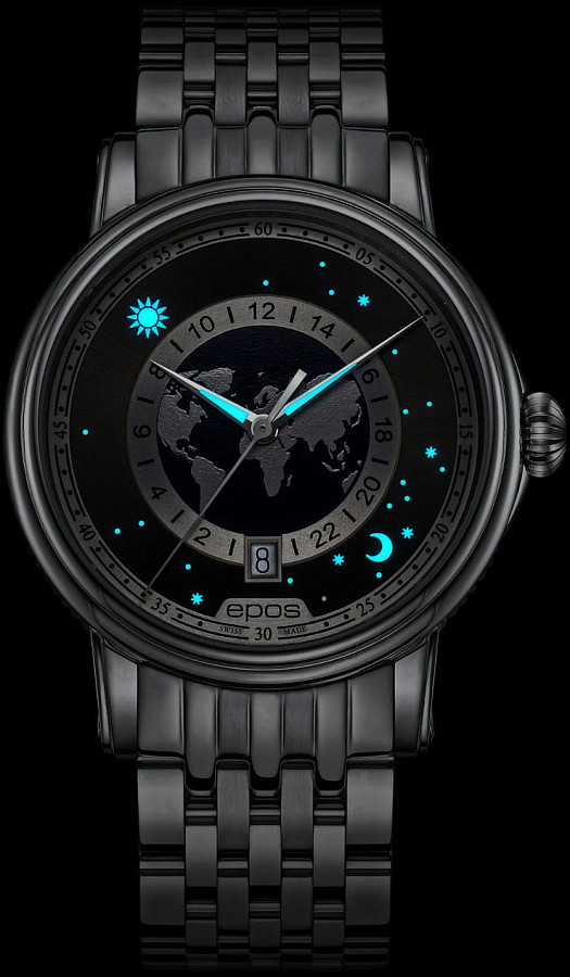Часы Epos Emotion 3390.302.20.54.30 — нержавеющая сталь 316l, мужские