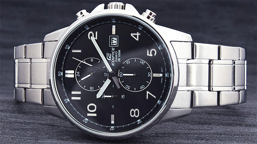 Часы Casio Edifice EFR-505D-1A — Япония, кварцевые