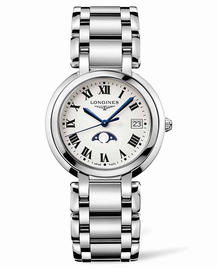 Часы Longines PrimaLuna L8.116.4.71.6 — женские, серебристый