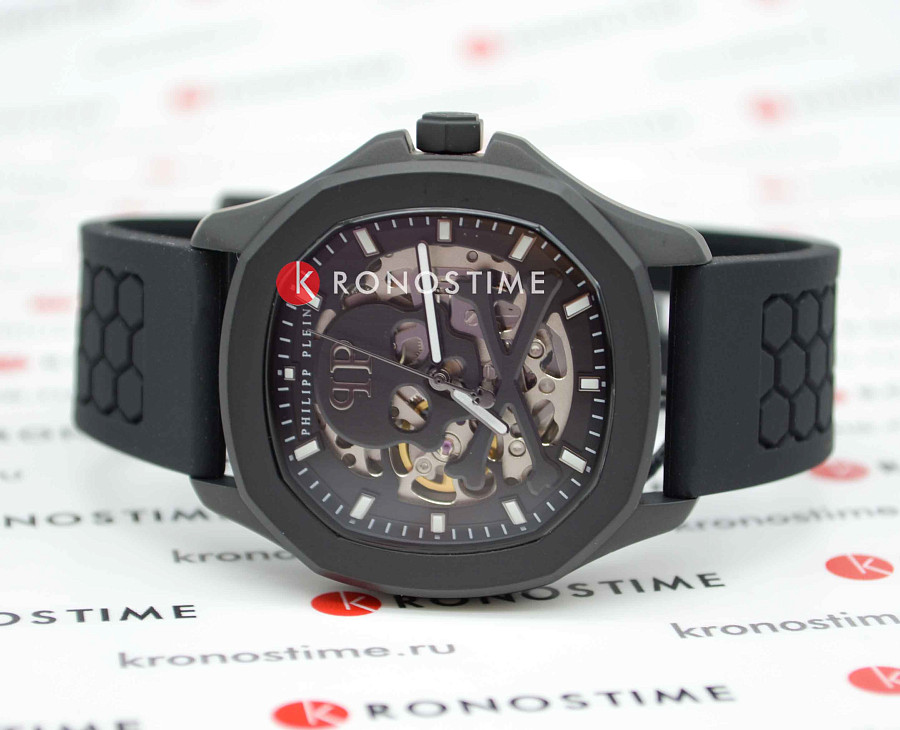 Часы Philipp Plein Plein Philipp PWRAA0923 — черный, металл сталь