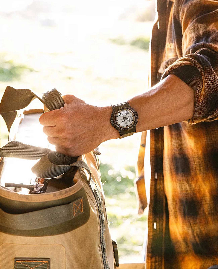 Часы Casio Pro Trek PRW-61LD-5 — кварцевые, металл пластик сталь