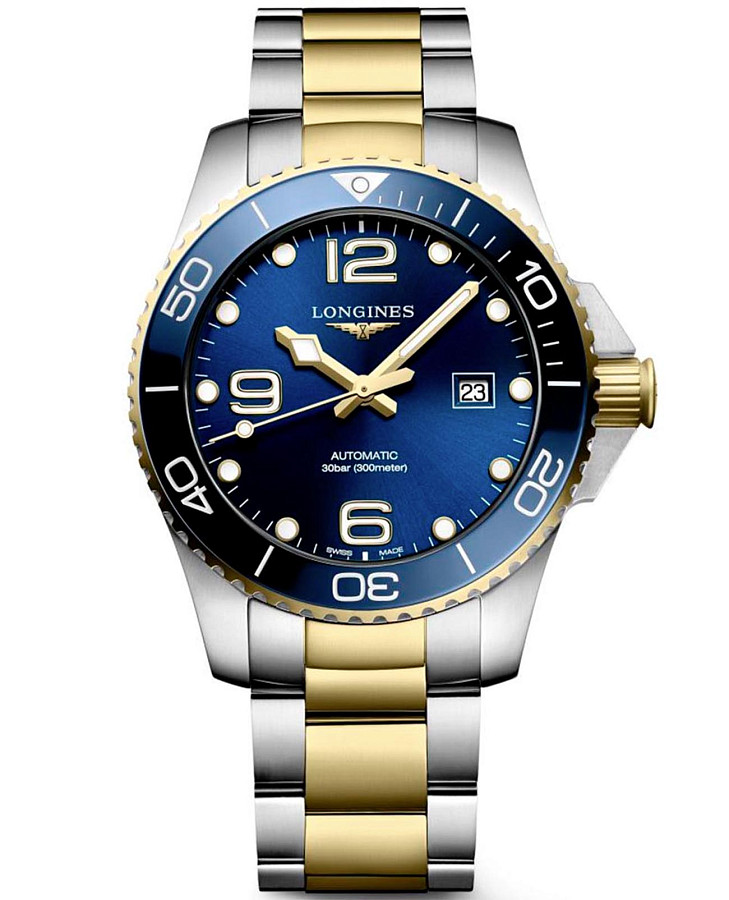 Часы Longines HydroConquest L3.782.3.96.7 — мужские, синий