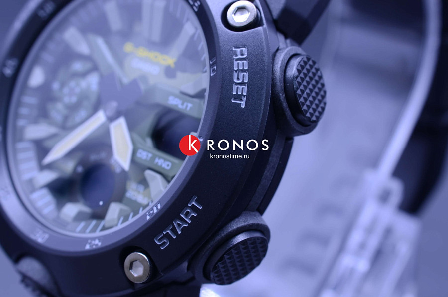 Часы Casio G-Shock GA-2000SU-1A — электронные, Япония, мужские