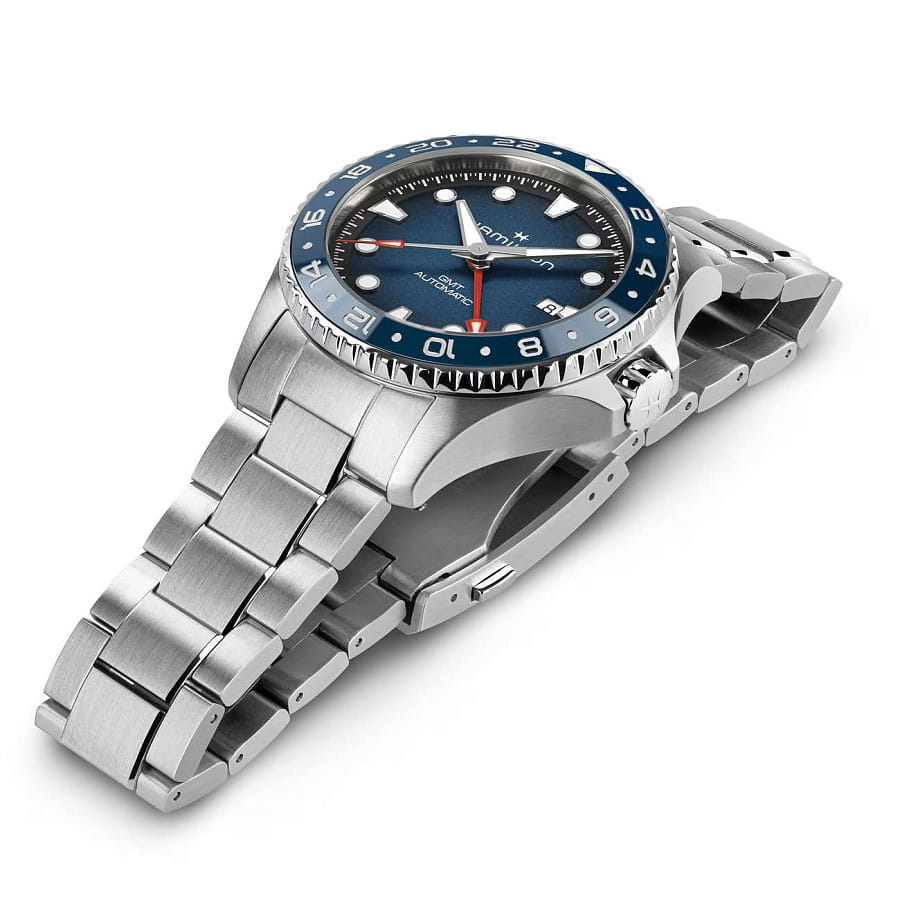 Часы Hamilton Khaki Navy Scuba Auto GMT 43mm H82535140 — Швейцария, механические