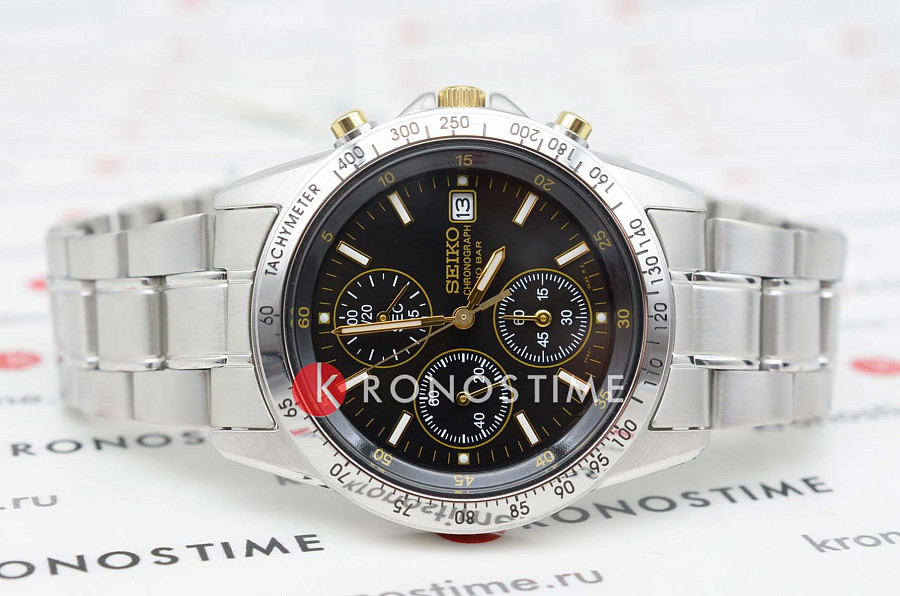 Часы Seiko Spirit Chronograph SBTQ043 — кварцевые, металл сталь