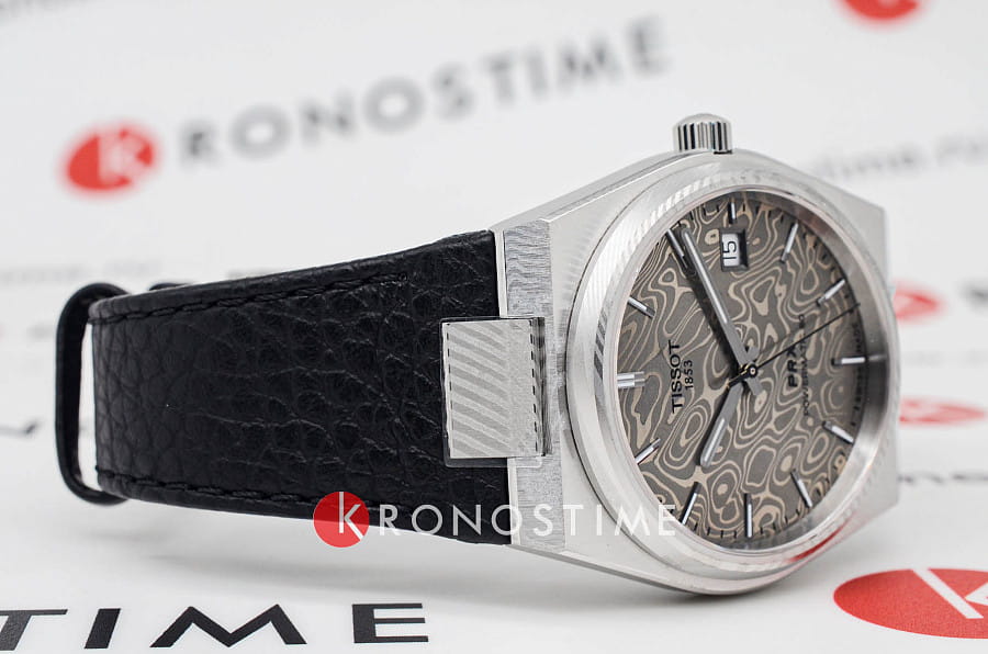 Часы Tissot PRX Damascus Steel 38mm T137.807.96.081.00 — металл сталь, Швейцария