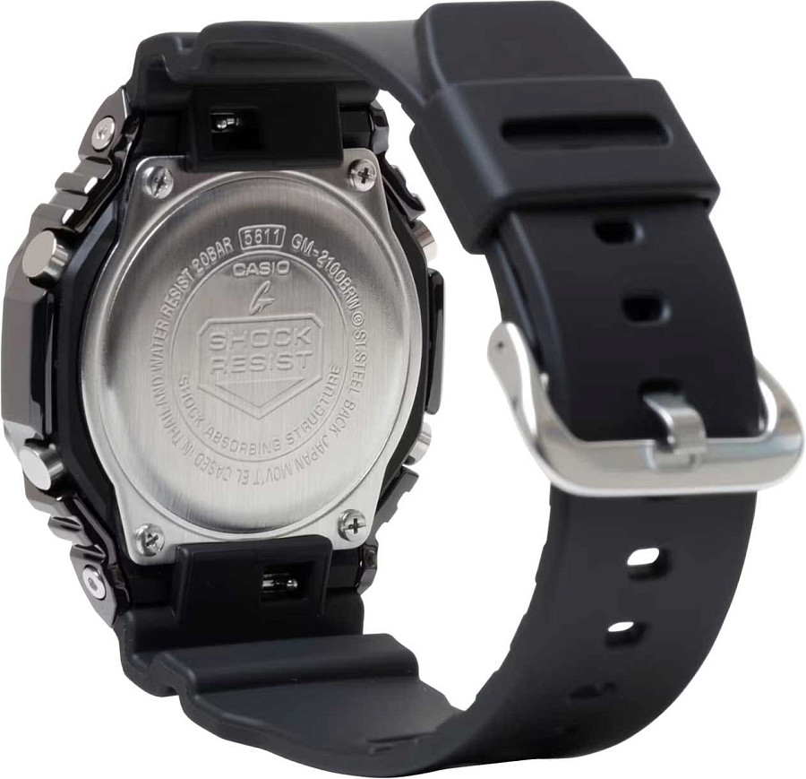 Часы Casio G-Shock GM-2100BRW-1A — пластик, мужские