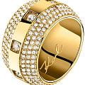 Кольцо Karl Lagerfeld Bond Pave KLBJY10012 с кристаллами