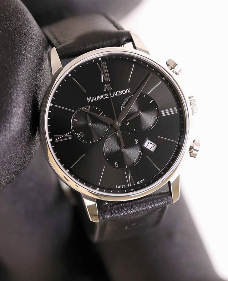 Часы Maurice Lacroix Eliros Chronograph EL1098-SS001-310-1 — цветной, металл сталь