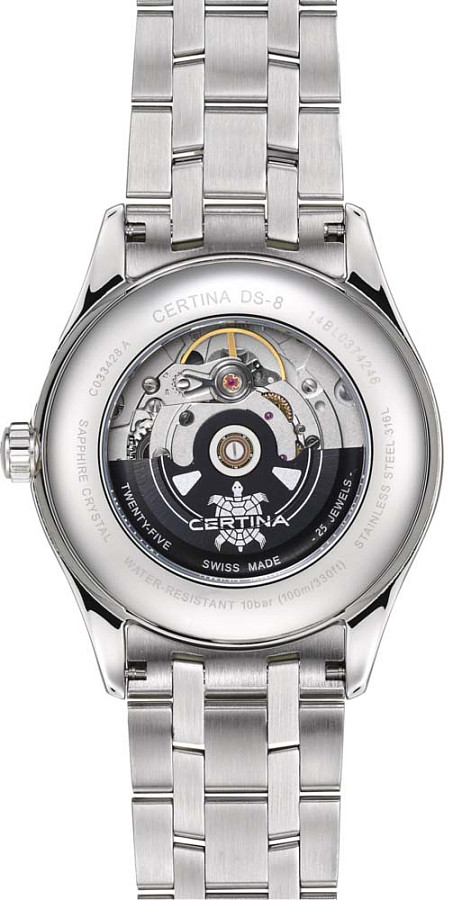 Часы Certina DS-8 C033.428.11.041.00 — синий, металл сталь