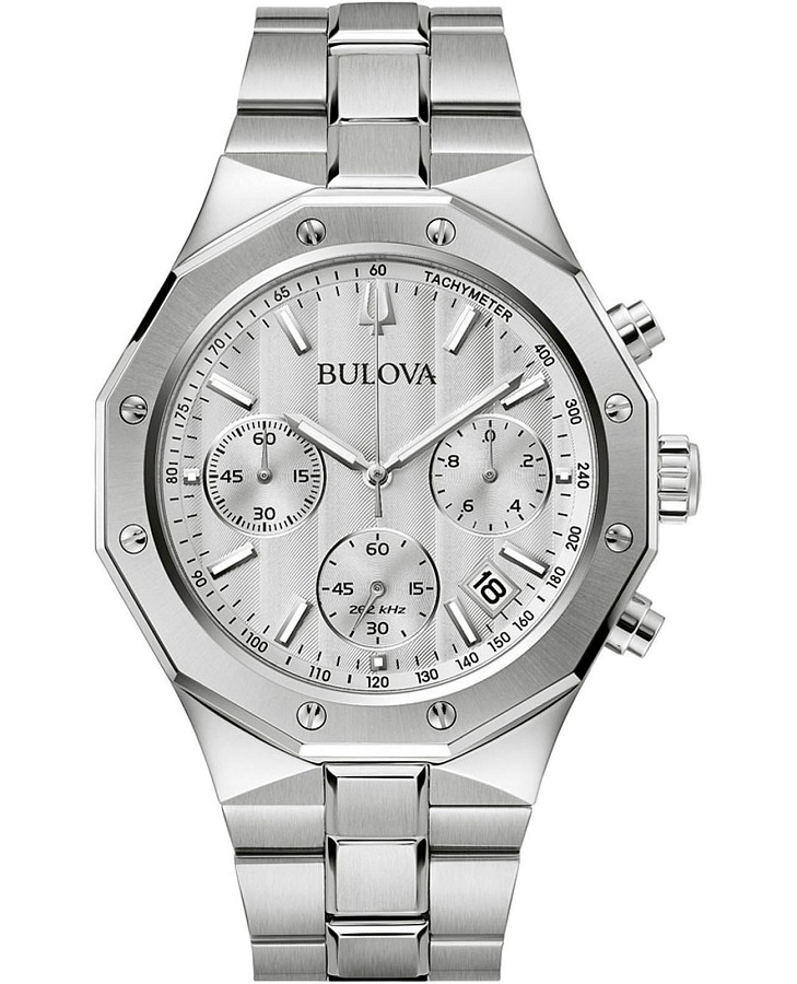 Часы Bulova Classic 96B408 — мужские, серебристый