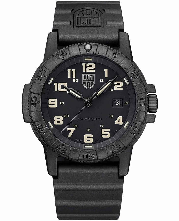 Часы Luminox Leatherback SEA Turtle Giant XS.0330 — мужские, черный
