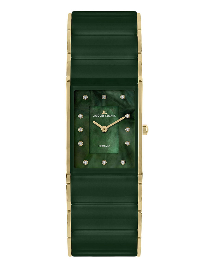 Часы Jacques Lemans Dublin 1-1940M — женские, зеленый