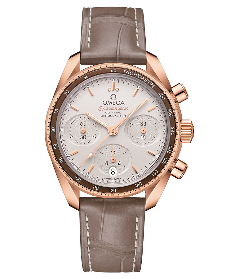 Часы Omega Speedmaster 38 324.63.38.50.02.003 — женские, серебристый