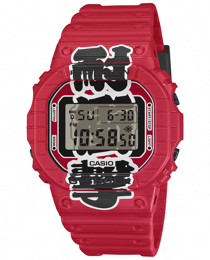 Часы Casio G-Shock DW-5600AKA-4 — мужские, серый