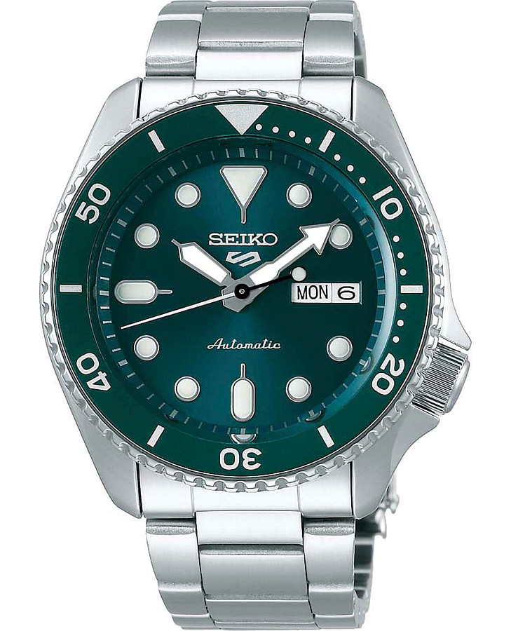 Часы Seiko 5 Sports SRPD61K1 — мужские, зеленый