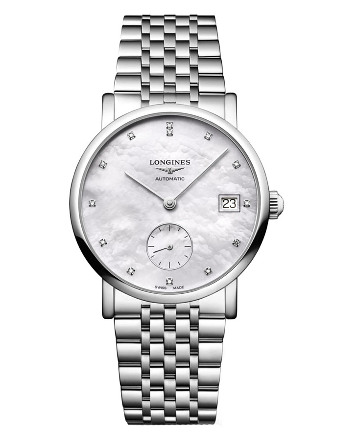 Часы Longines Elegant Collection L4.312.4.87.6 — женские, перламутровый