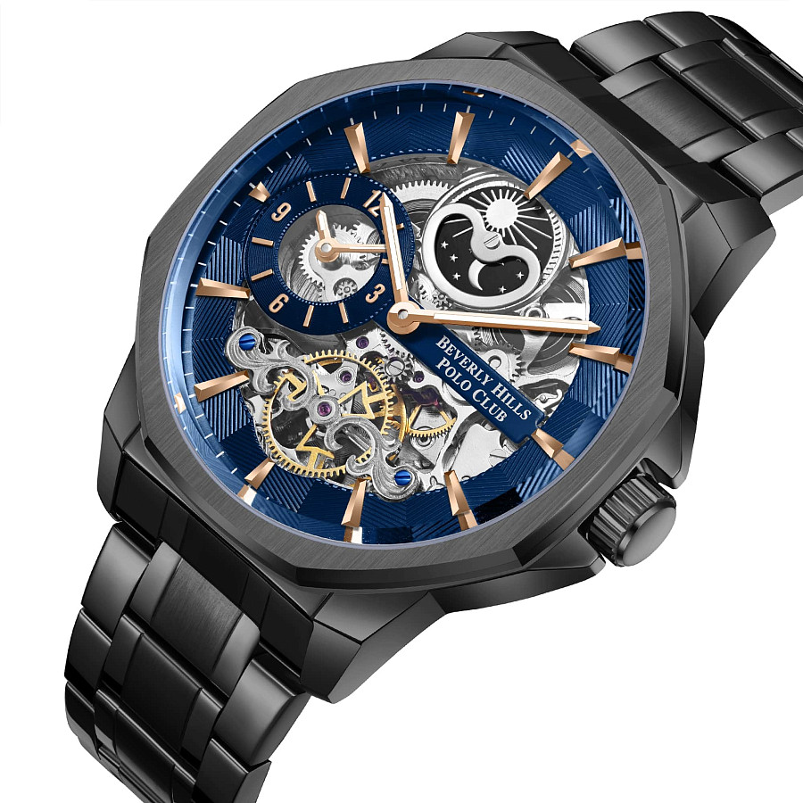 Часы Beverly Hills Polo Club BP3269XS.090 — механические, сталь металл