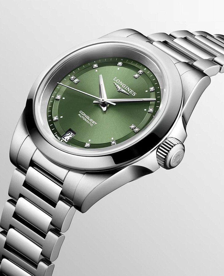 Часы Longines Conquest L3.430.4.07.6 — нержавеющая сталь, женские