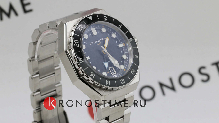 Часы Spinnaker Dumas GMT SP-5119-11 — черный, механические
