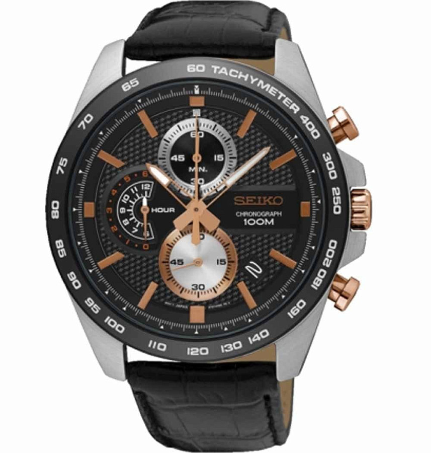 Часы Seiko Conceptual Series Sports SSB265P1 — мужские, черный