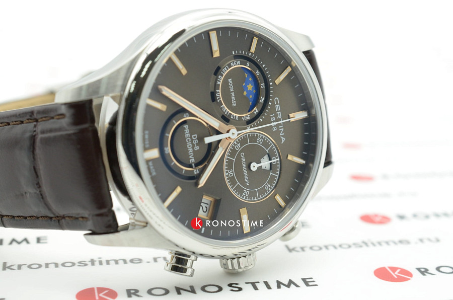 Часы Certina DS-8 Chronograph Moon Phase C033.450.16.081.00 — Швейцария, кварцевые