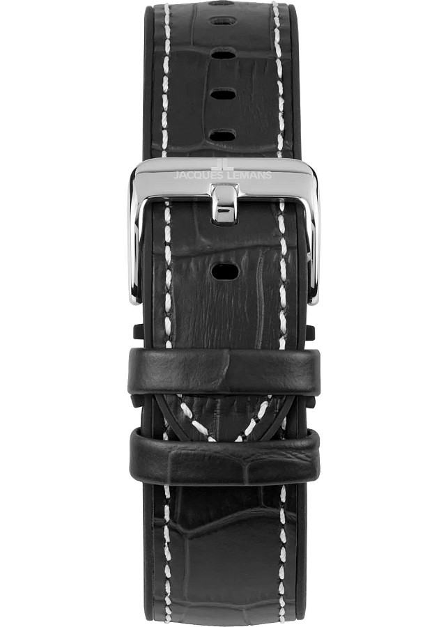 Часы Jacques Lemans Liverpool 1-2117ZL — кварцевые, металл сталь