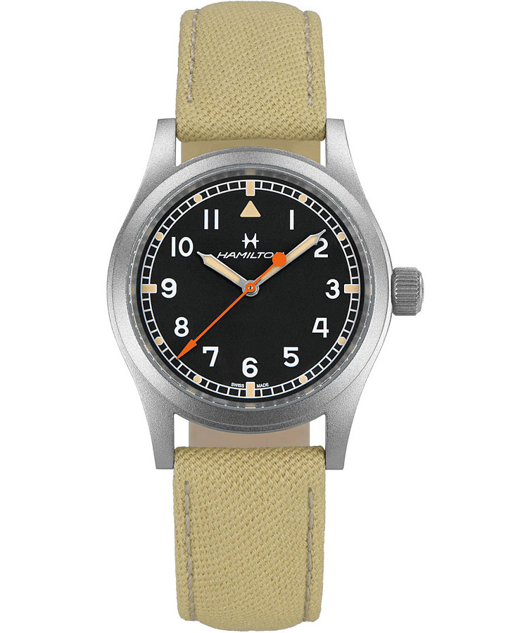Часы Hamilton Khaki Field Mechanical Limited Edition H89469930 — мужские, черный