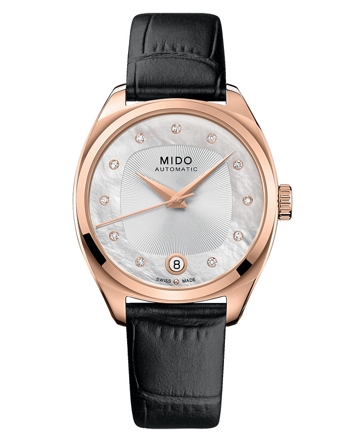 Часы Mido Belluna Royal Lady M024.307.37.116.00 — механические, металл сталь