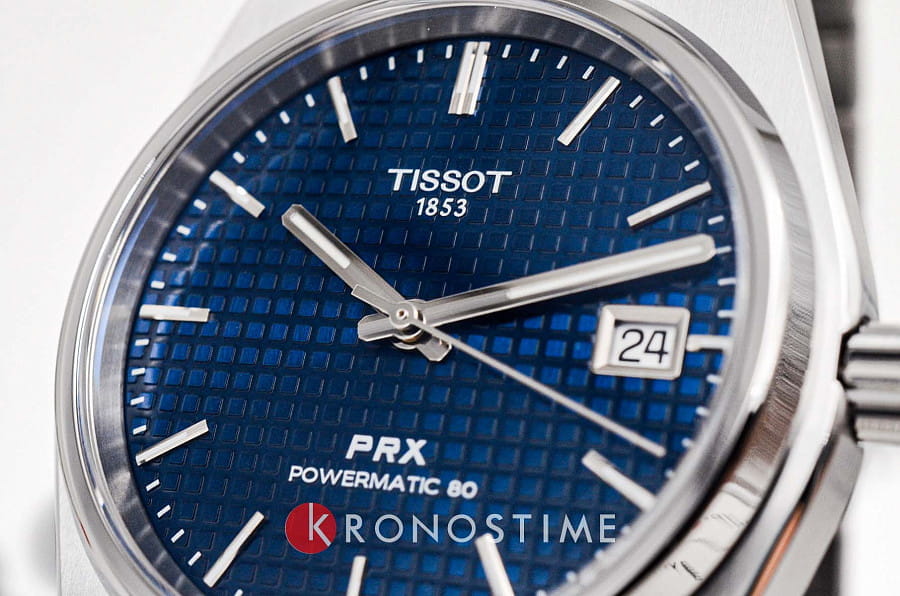 Часы Tissot PRX Powermatic 80 Titanium 38mm T137.807.44.041.00 — мужские, титановый