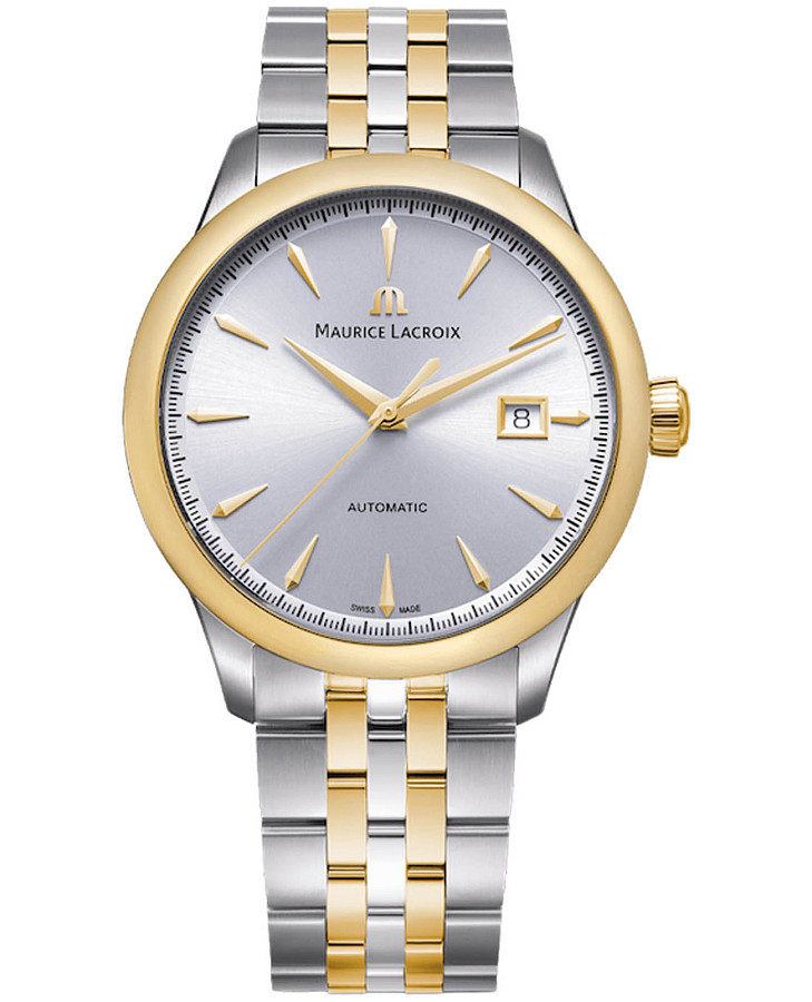 Часы Maurice Lacroix 1975 Automatic Duotone 40mm 756008-PVY12-130-1 — мужские, серебристый