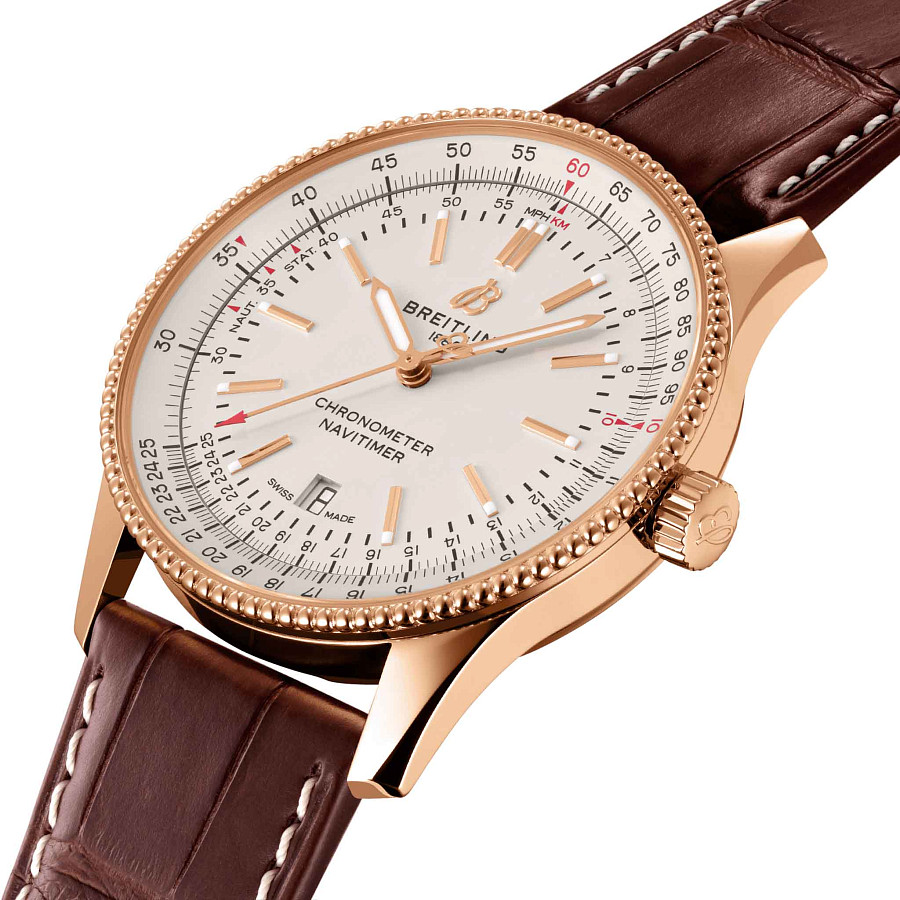Часы Breitling Navitimer Automatic 41 R17326211G1P1 — механические, сталь металл золото