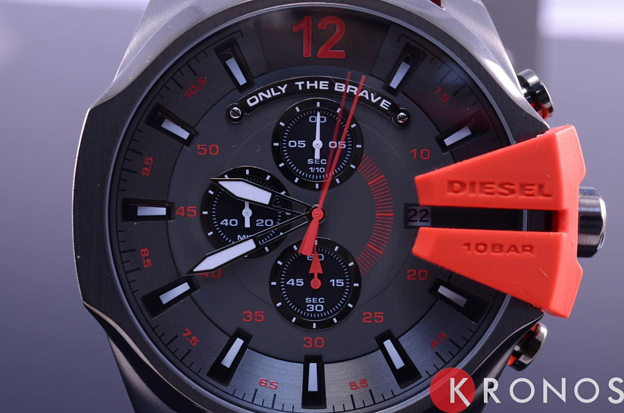 Часы Diesel Mega Chief DZ4427 — силикон, мужские