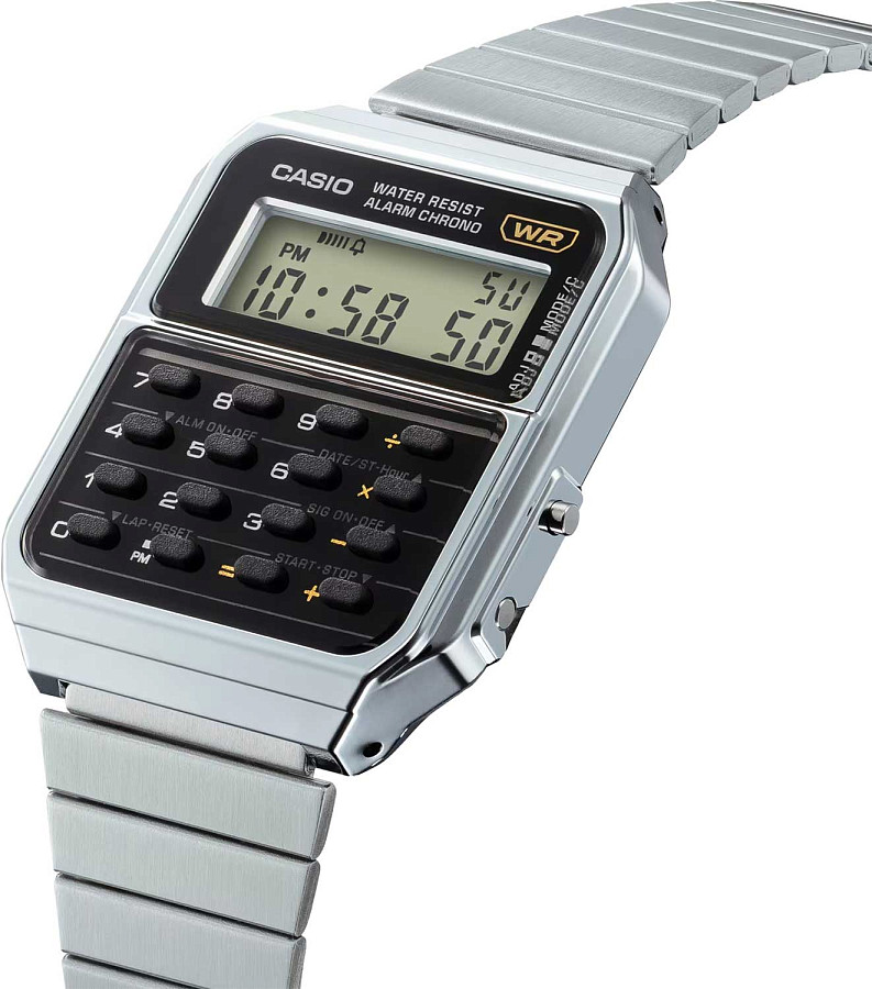 Часы Casio Vintage CA-500WE-1A — нержавеющая сталь, женские