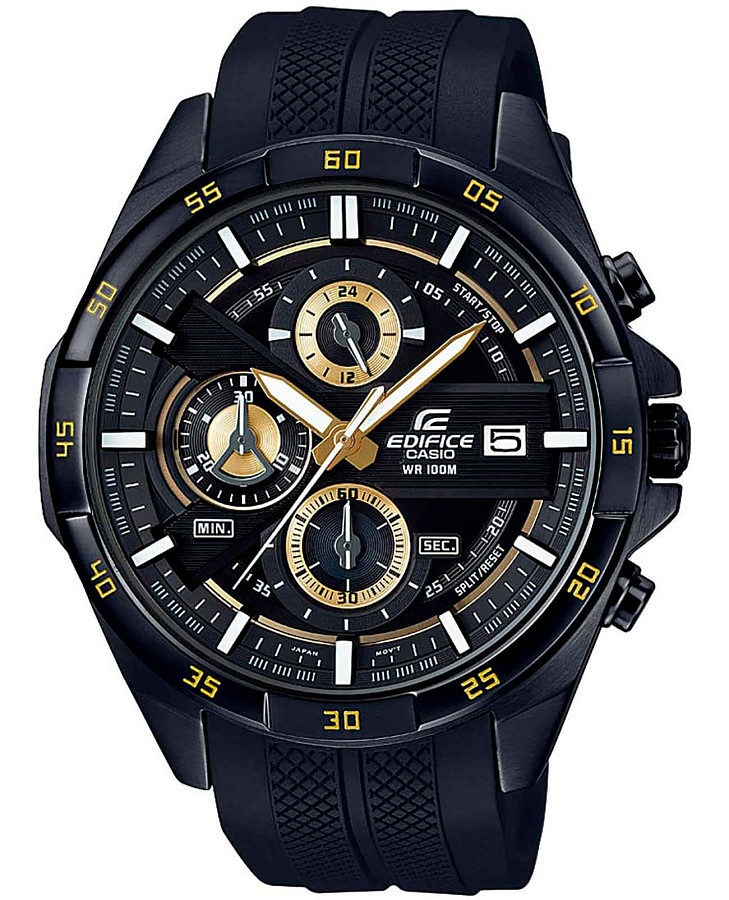 Часы Casio Edifice EFR-556PB-1A — мужские, черный