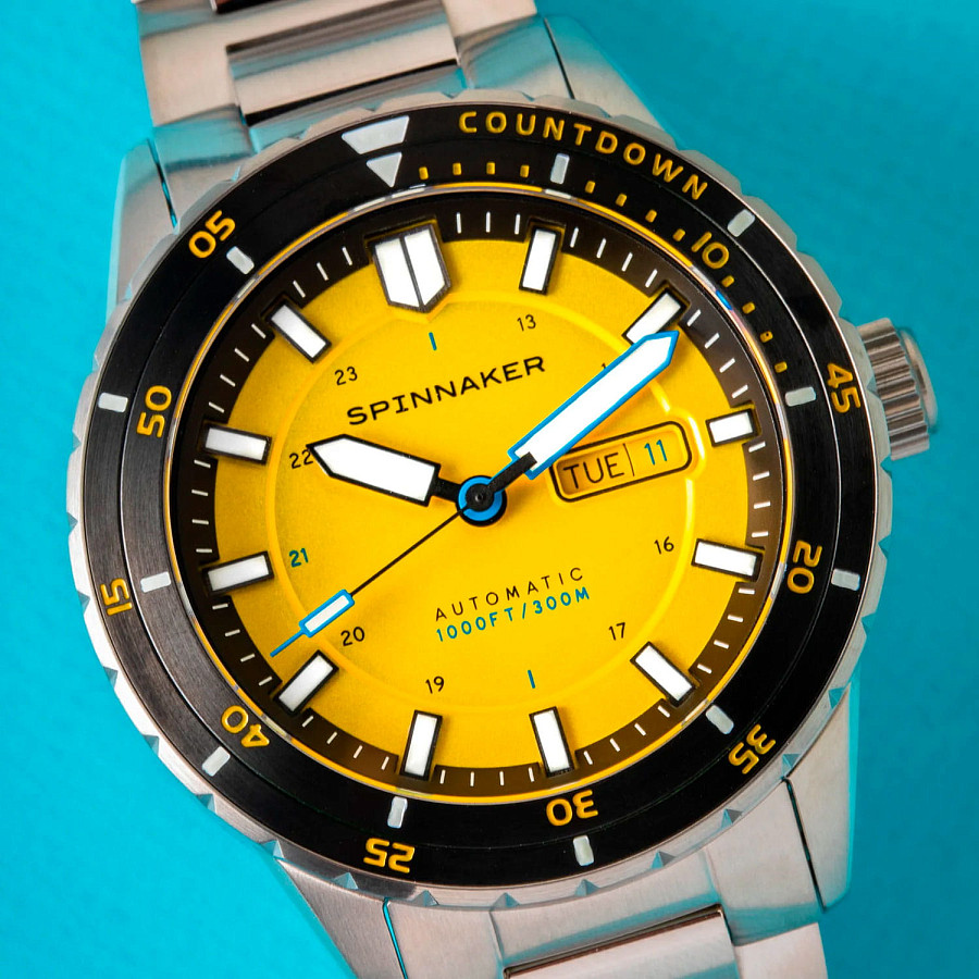 Часы Spinnaker Hass SP-5099-33 — механические, металл сталь