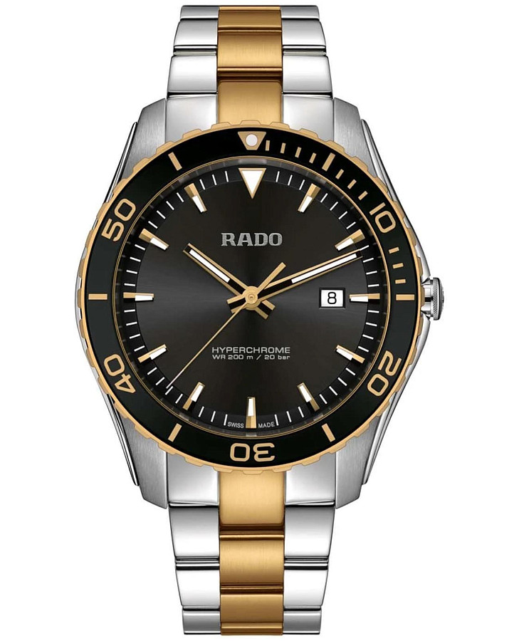 Часы Rado Hyperchrome R32156153 — мужские, черный