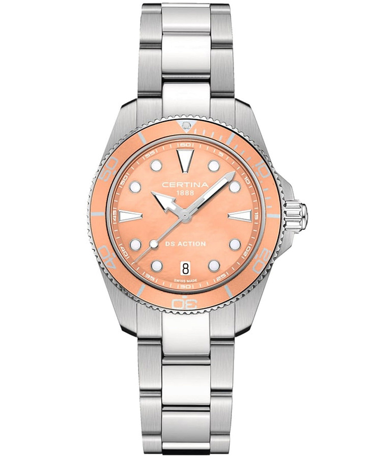 Часы Certina DS Action Lady C048.210.11.381.00 — женские, розовый