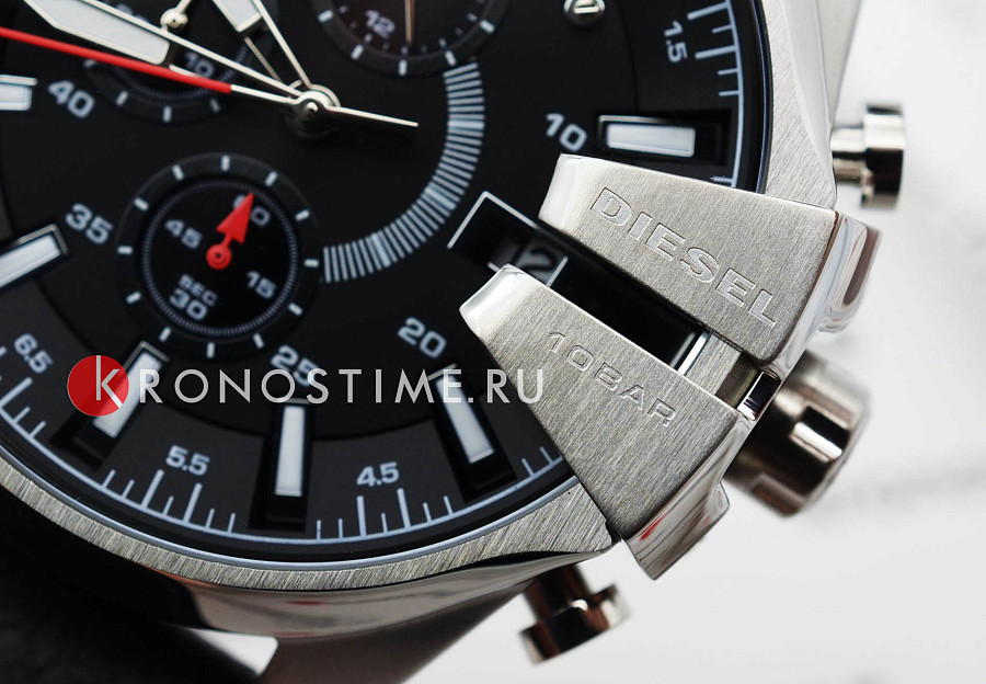 Часы Diesel Mega Chief DZ4592 — кварцевые, сталь металл