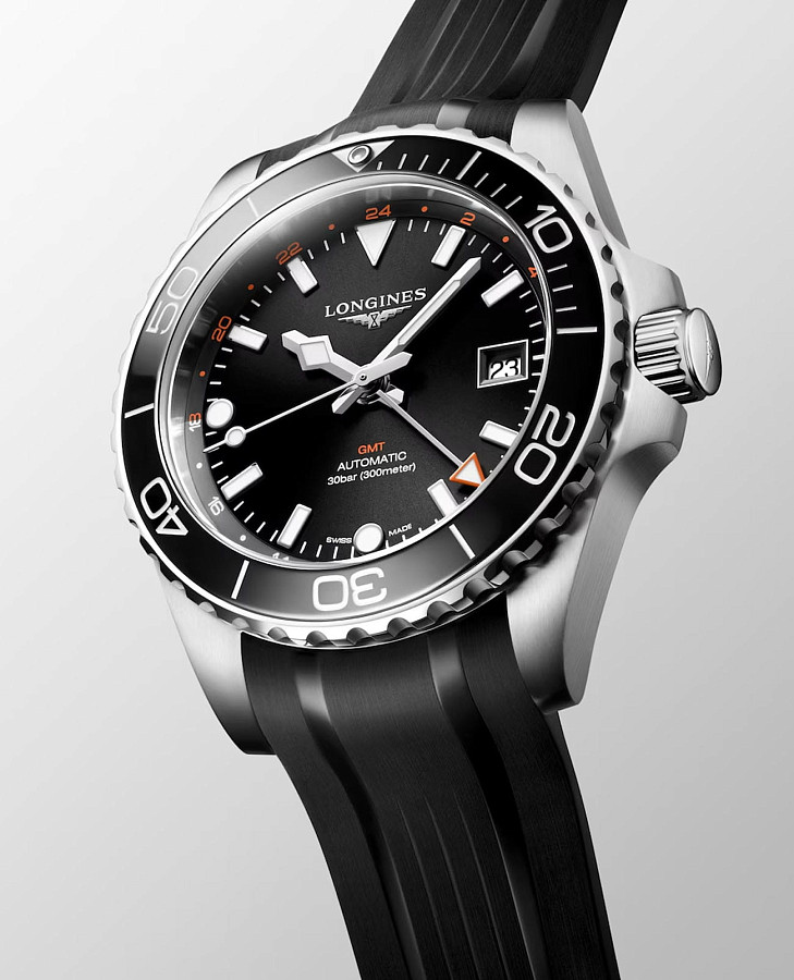 Часы Longines HydroConquest L3.790.4.56.9 — каучук, мужские