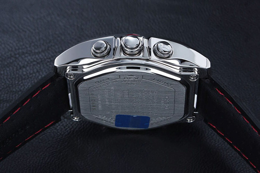 Часы Casio Edifice EFA-120L-1A1 — кожаный, мужские