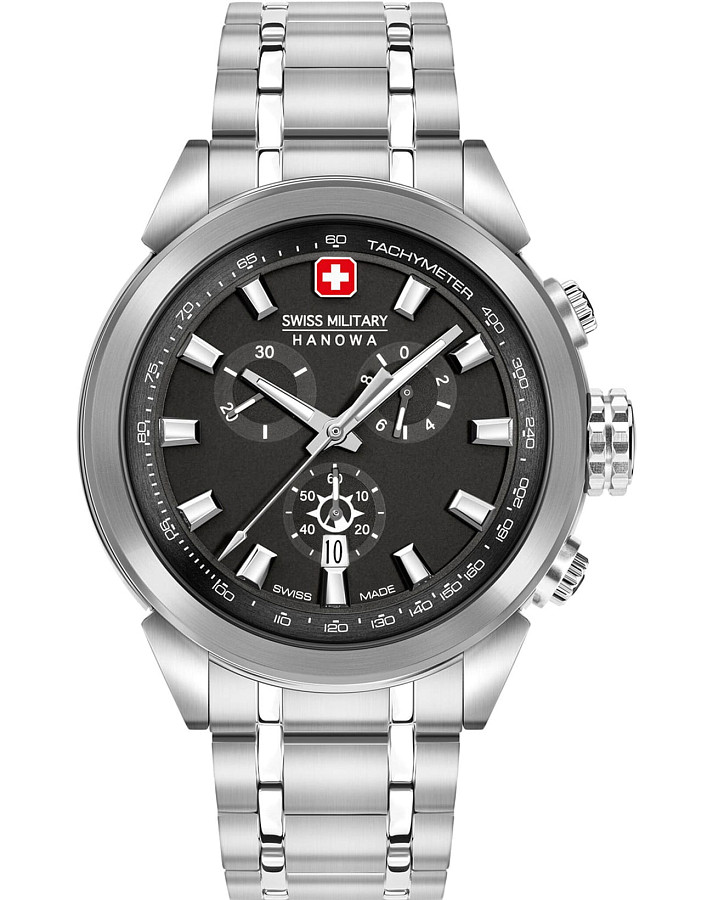 Часы Swiss Military Hanowa SMWGI2100202 — мужские, серый