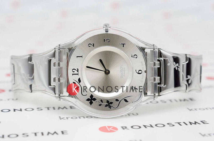 Часы Swatch Skin Classic Biosourced SS08K100G — кварцевые, пластик