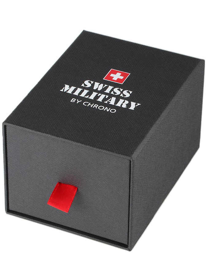 Часы Swiss Military by Chrono SM34083.10 — кварцевые, металл сталь