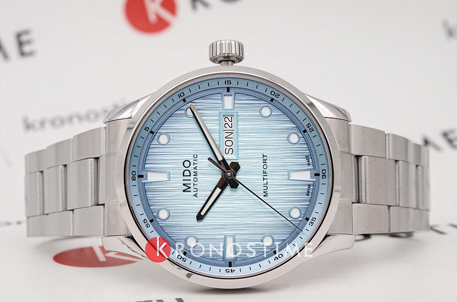 Часы Mido Multifort M Freeze M038.430.11.041.00 — механические, сталь металл