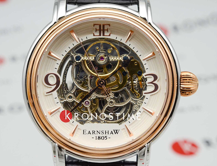 Часы Earnshaw ES-8011-06 — сталь металл, Англия