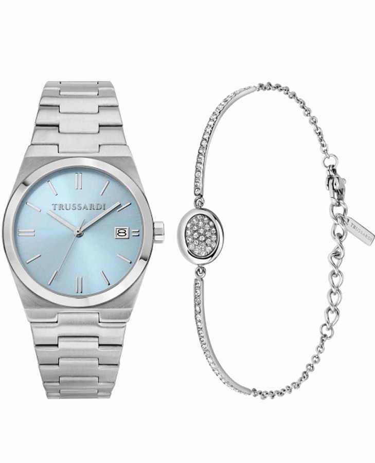 Часы Trussardi T-Milano R2453175501 — женские, голубой